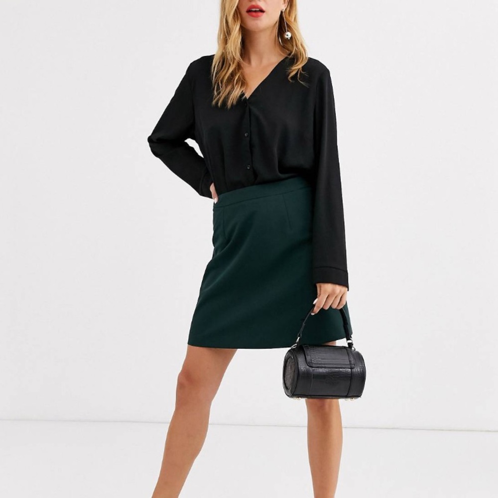 ASOS Tailored A-Line Mini Skirt